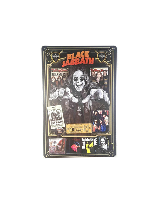 20*30 Plåtskylt- Black sabbath