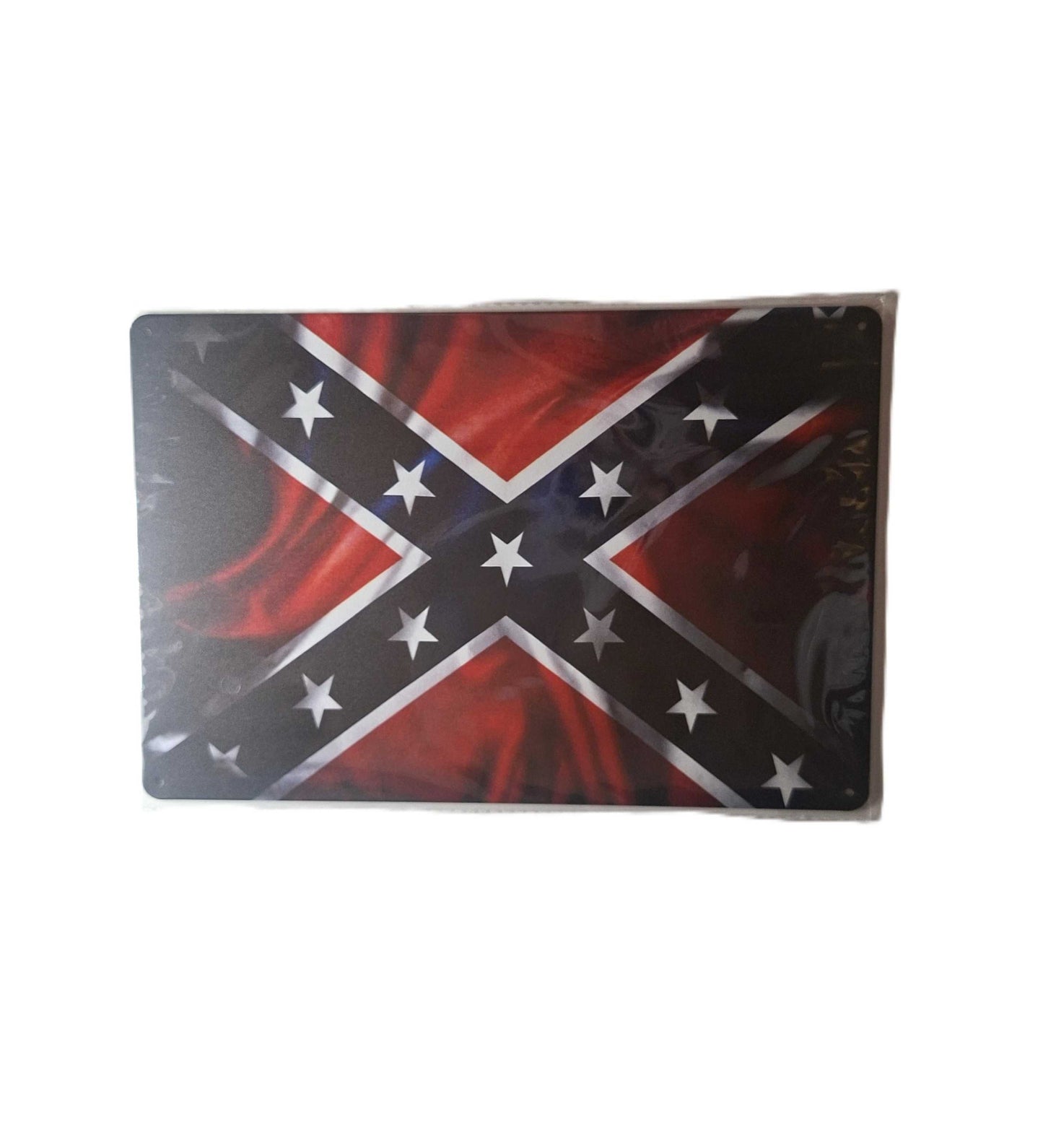 20*30 Plåtskylt - Rebelflagga