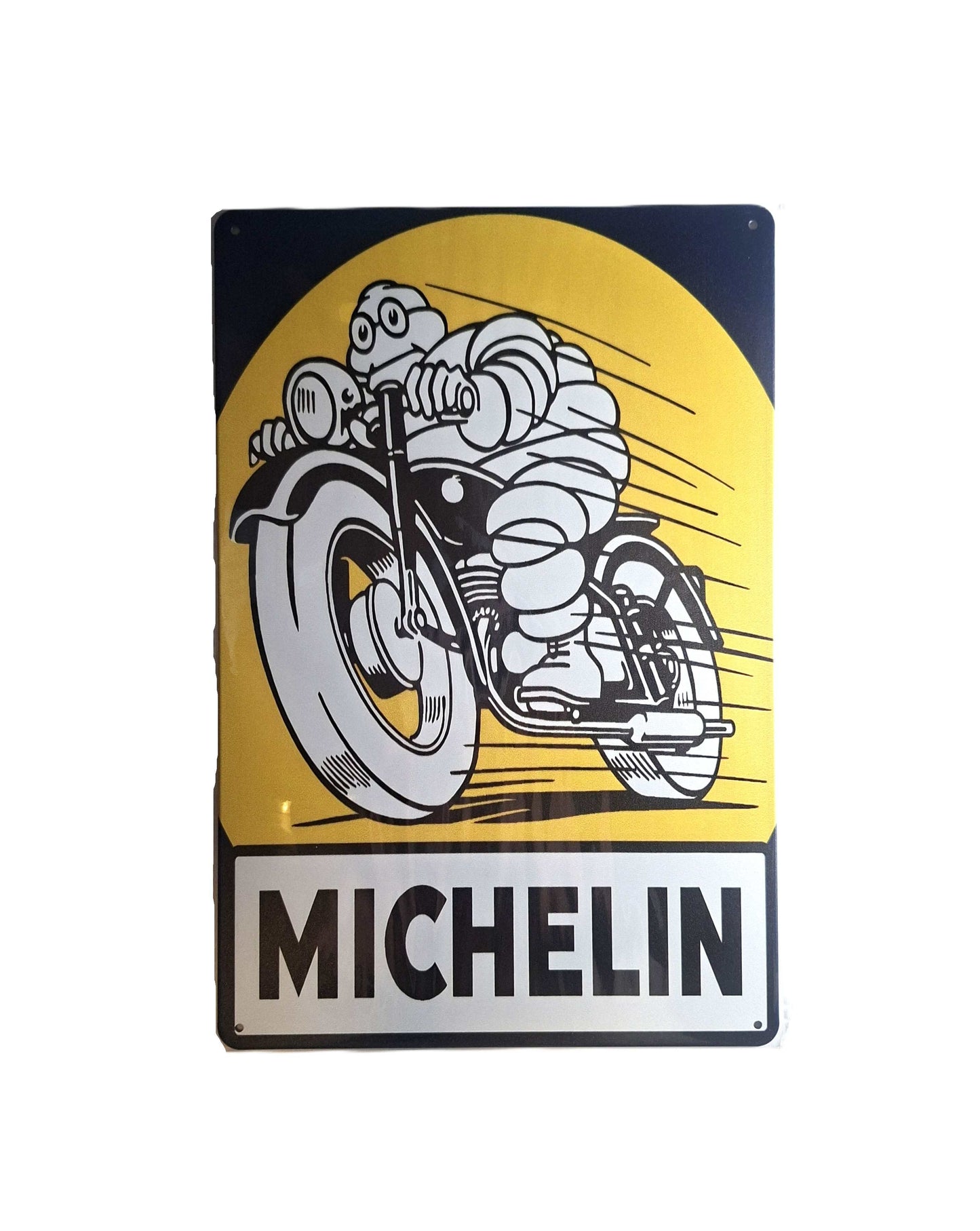 20*30 Plåtskylt - Michelin Mc, utan rost