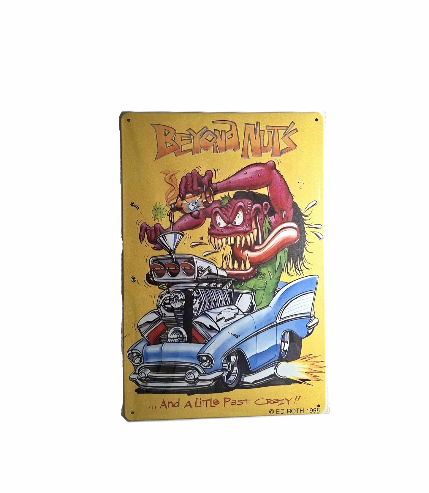 20*30 Plåtskylt - Rat fink, Beyond Nuts