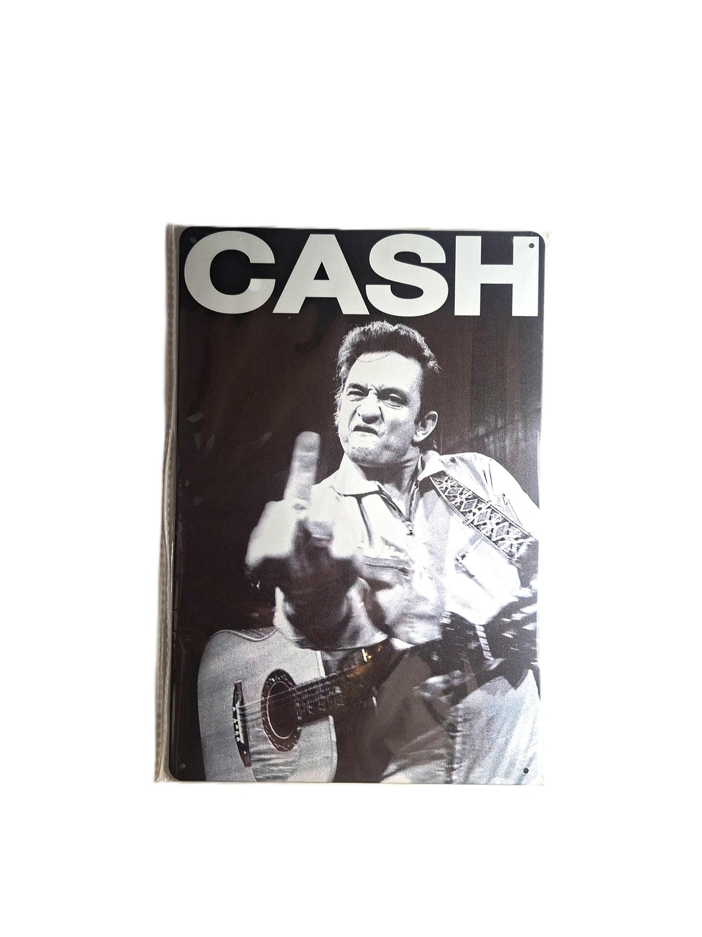 20*30 Plåtskylt- Cash Pekar finger