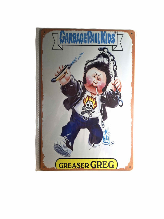 20*30 Plåtskylt - Greaser Greg