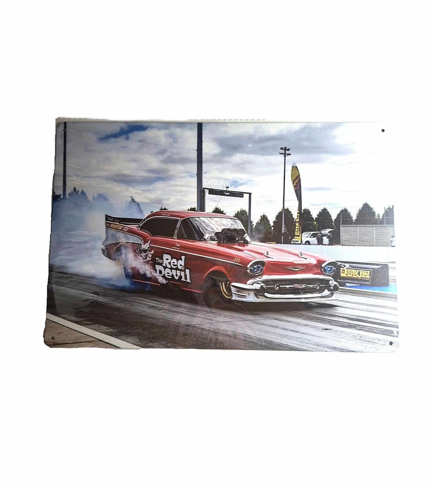 20*30 Plåtskylt - Red Devil Racing