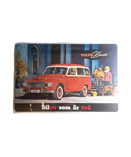20*30 Plåtskylt - Volvo duett