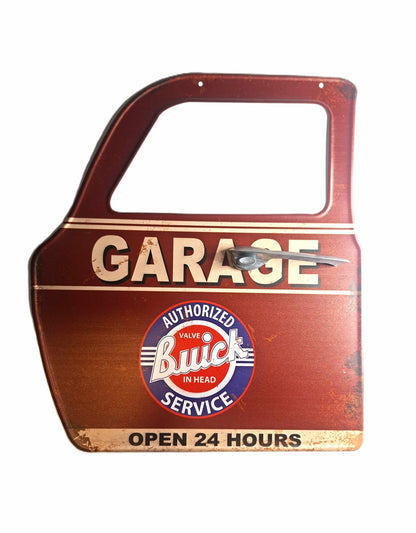 Plåtskylt Bildörr -Buick garage