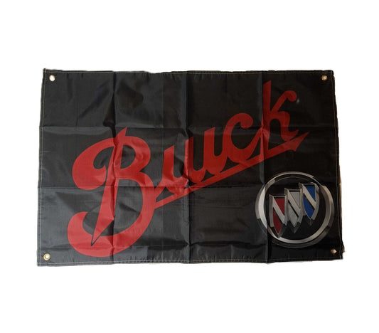 Flagga - Buick röd