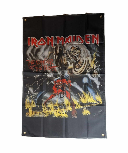 Flagga- Iron Maiden, the beast