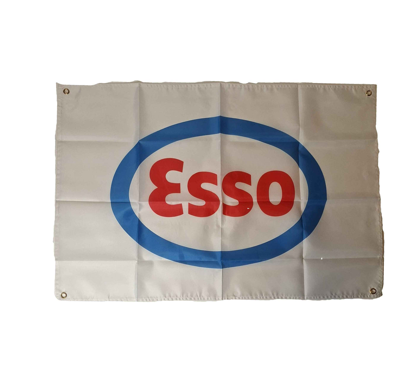 Flagga- Esso, vit