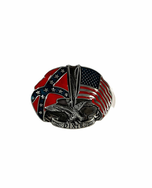 Buckle/ Skärpspänne- American Rebel, Dixie