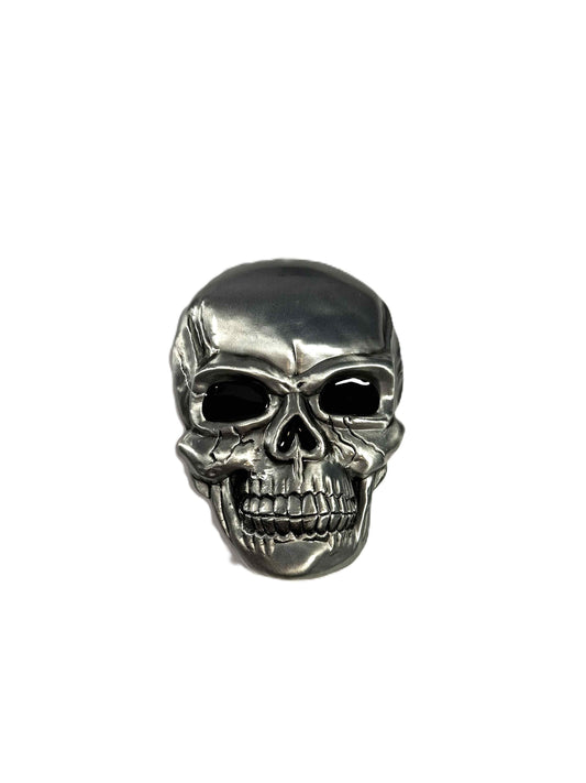 Buckle/ Skärpspänne - Stor Silverskalle