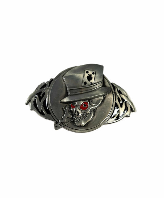 Buckle / Skärpspänne - Smoking skull