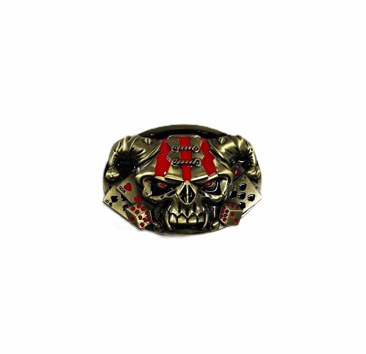 Buckle / Skärpspänne - Narr-skalle