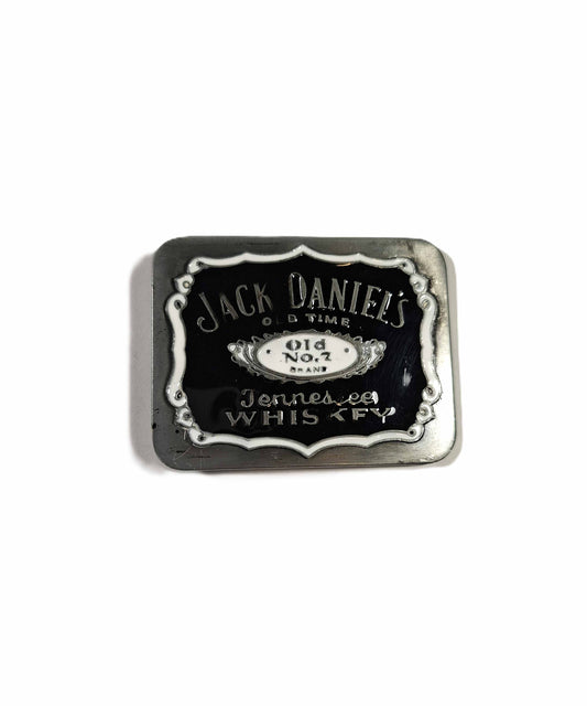 Buckle / Skärpspänne - Jack Daniels, silverram