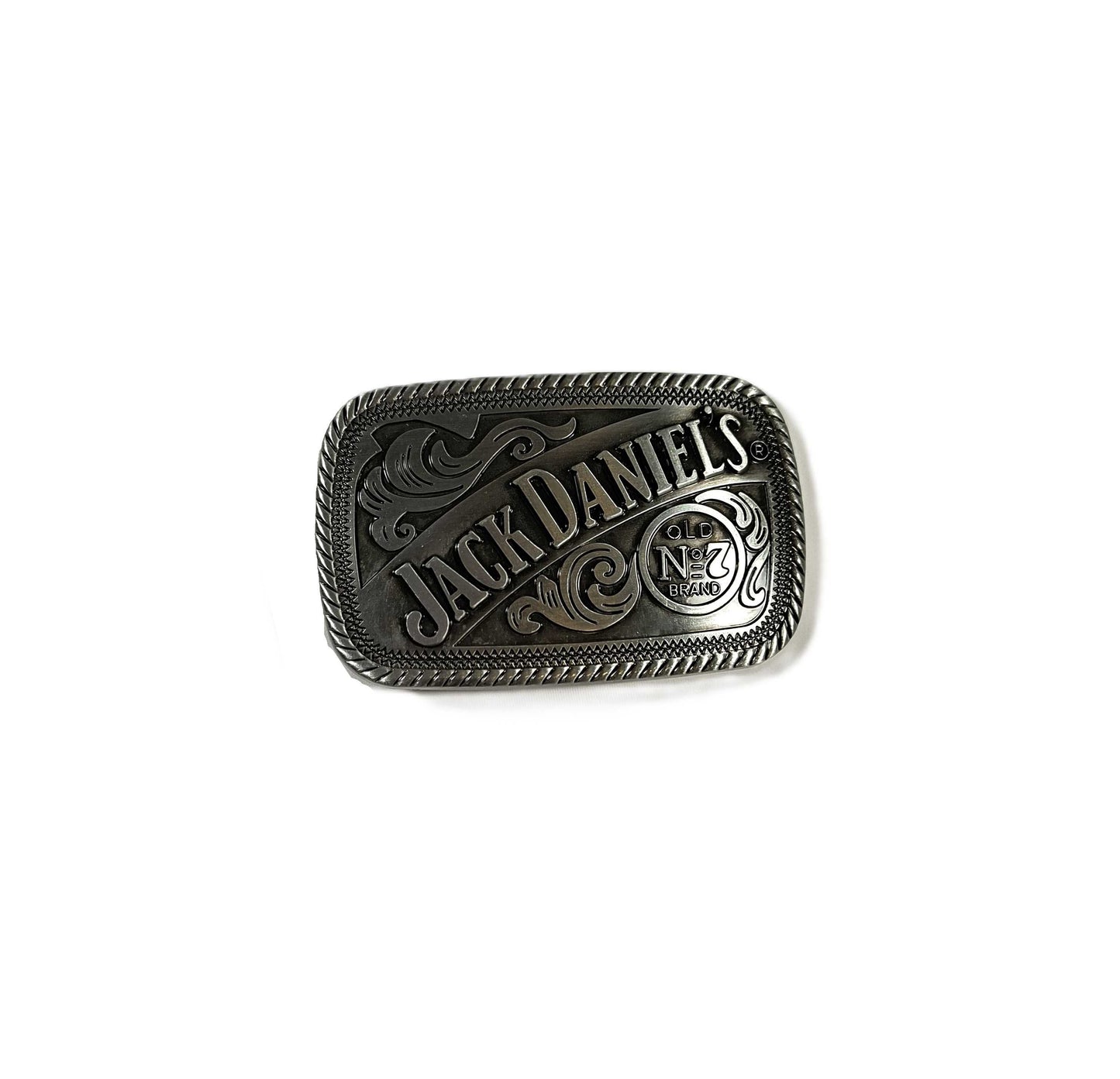 Buckle / Skärpspänne - Jack Daniels, Silver