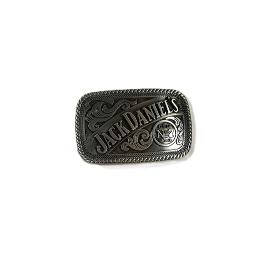 Buckle / Skärpspänne - Jack Daniels, Silver