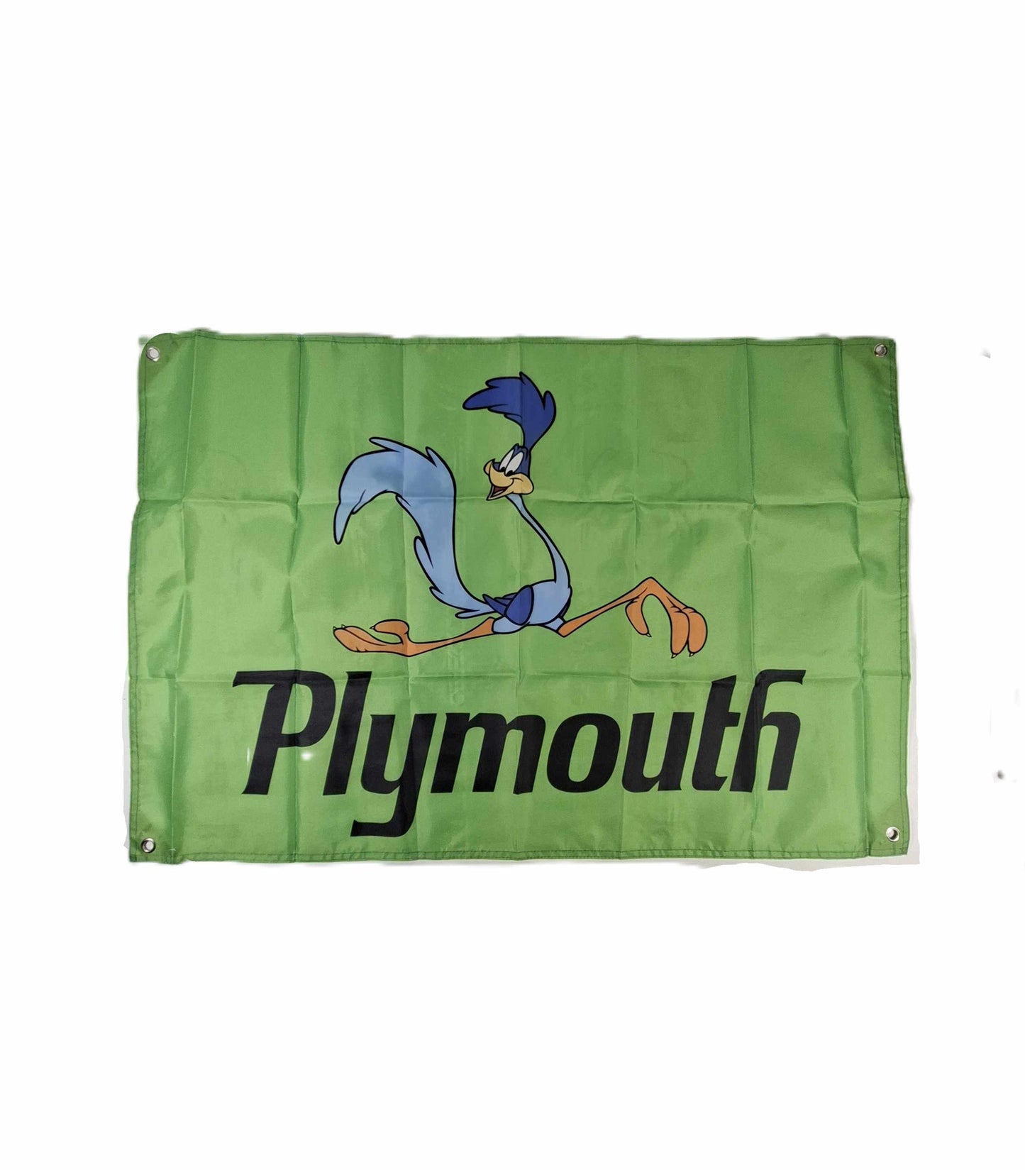 Flagga - Plymouth, enkel grön