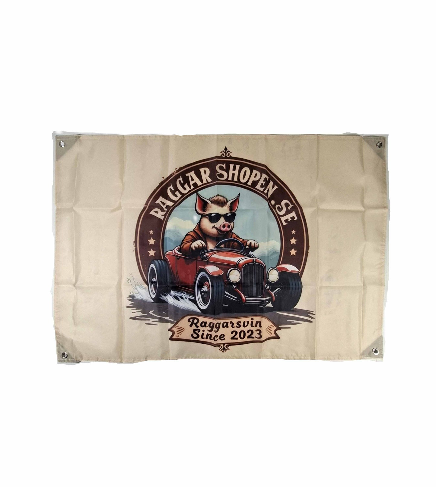 Flagga - Raggarshopen Logga