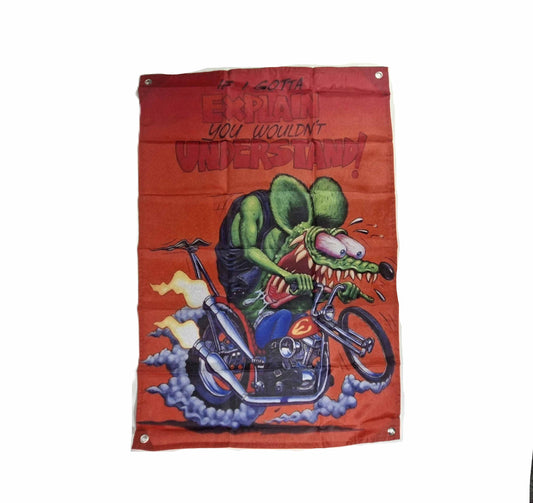 Flagga- Rat fink, Understand