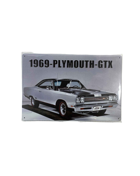 Plåtskylt 20*30 - 1969 Plymouth GTX