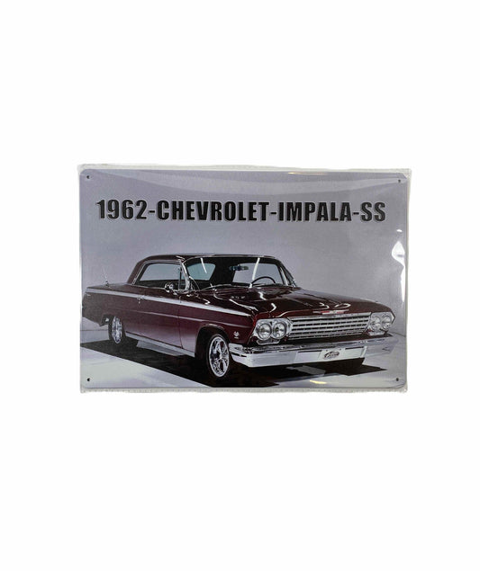 Plåtskylt 20*30 - 1962 Chevrolet Impala ss