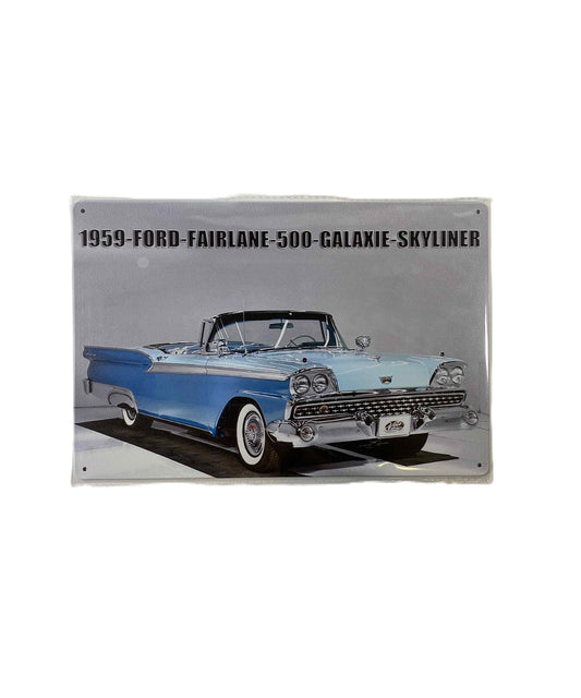Plåtskylt 20*30 - Ford Fairline