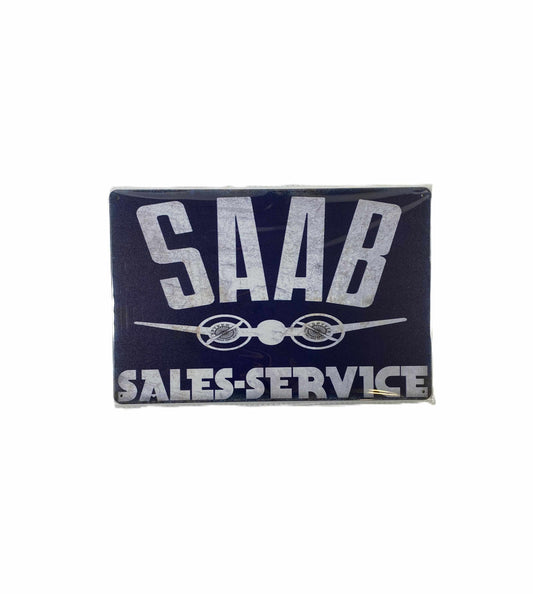 Plåtskylt 20*30 - SAAB sales-service