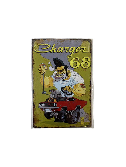 Plåtskylt 20*30 Charger 68