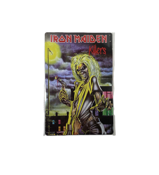 Plåtskylt 20*30 - Iron Maiden, Killers