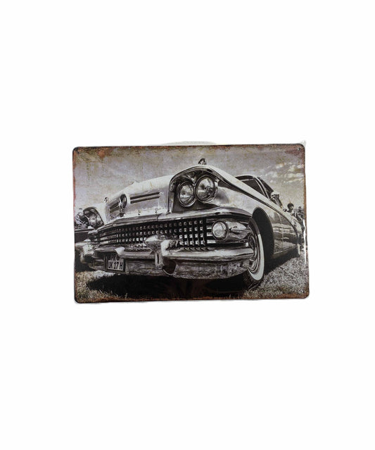 Plåtskylt 20*30 - Buick, Super Rivera - Svartvit