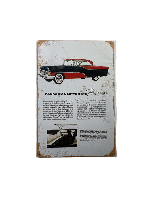 Plåtskylt Packard Clipper