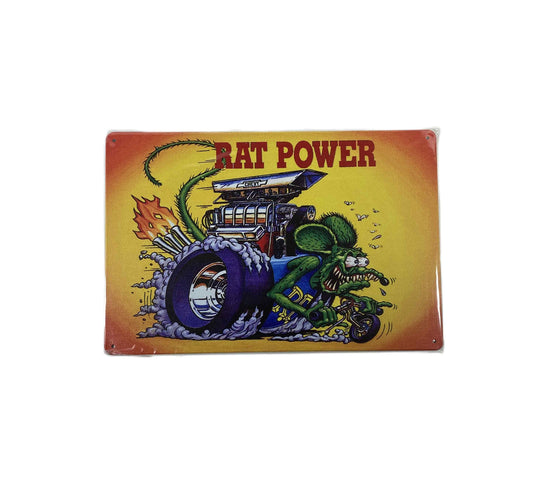 Plåtskylt 20*30 - Rat Power