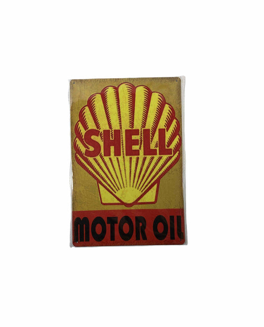Plåtskylt 20*30 - Shell, Stor snäcka