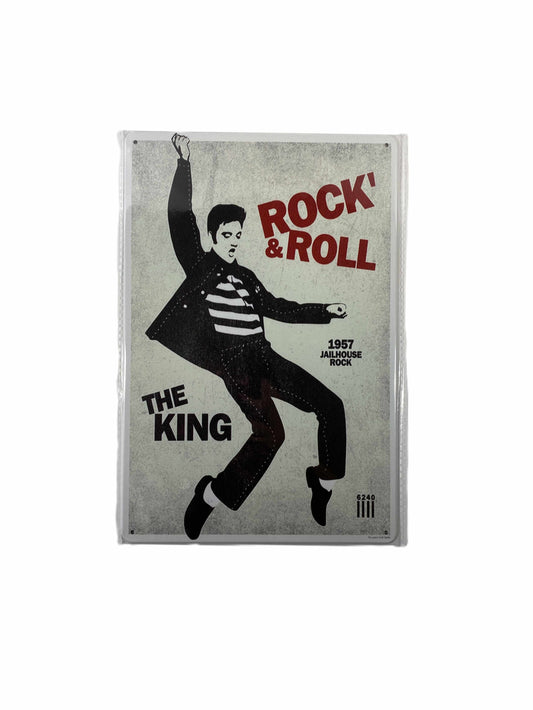 Plåtskylt 20*30 - Elvis Presley, Rock N Roll