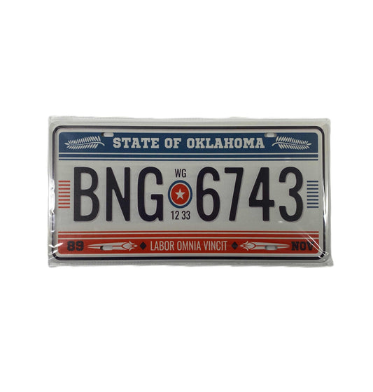 Nr Plåtskylt 30*15 - Oklahoma BNG