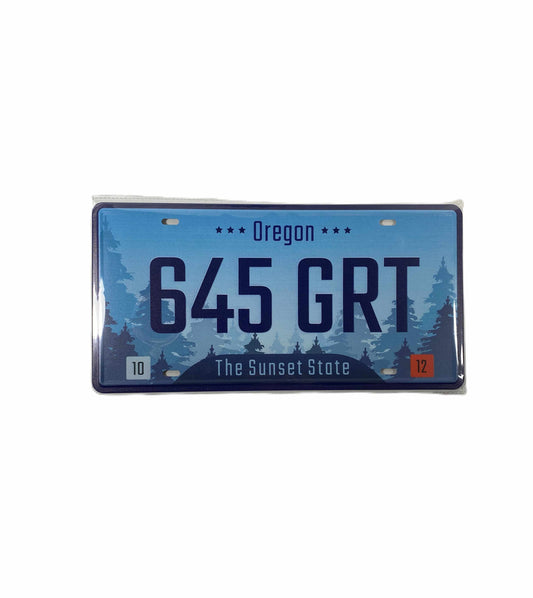 Nr Plåtskylt 30*15 - Oregon 645