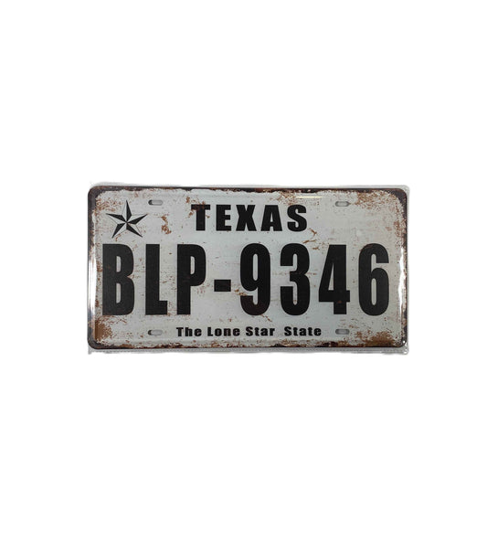 Nr Plåtskylt 30*15 - Texas BLP