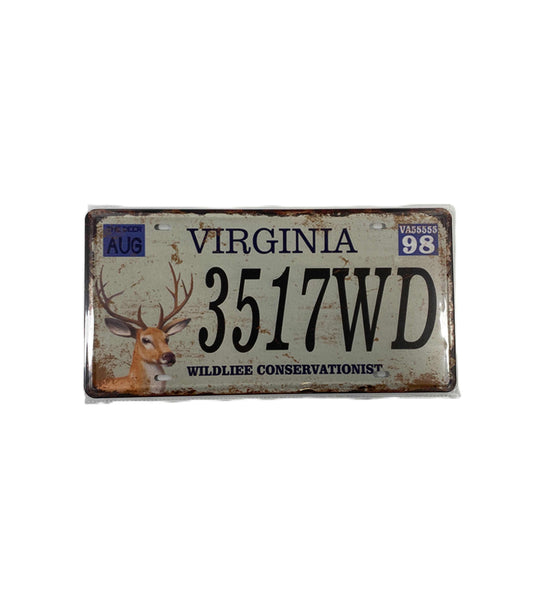 Nr Plåtskylt 30*15 - Virginia 3517WD