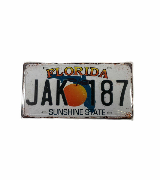 Nr Plåtskylt 30*15 - Florida JAK