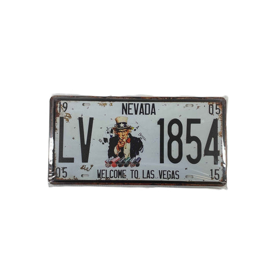 Nr Plåtskylt 30*15 - Nevada LV