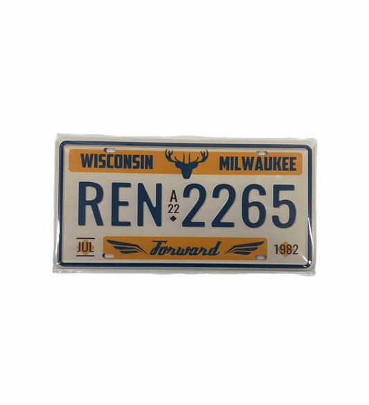 Nr Plåtskylt 30*15- Wisconsin REN