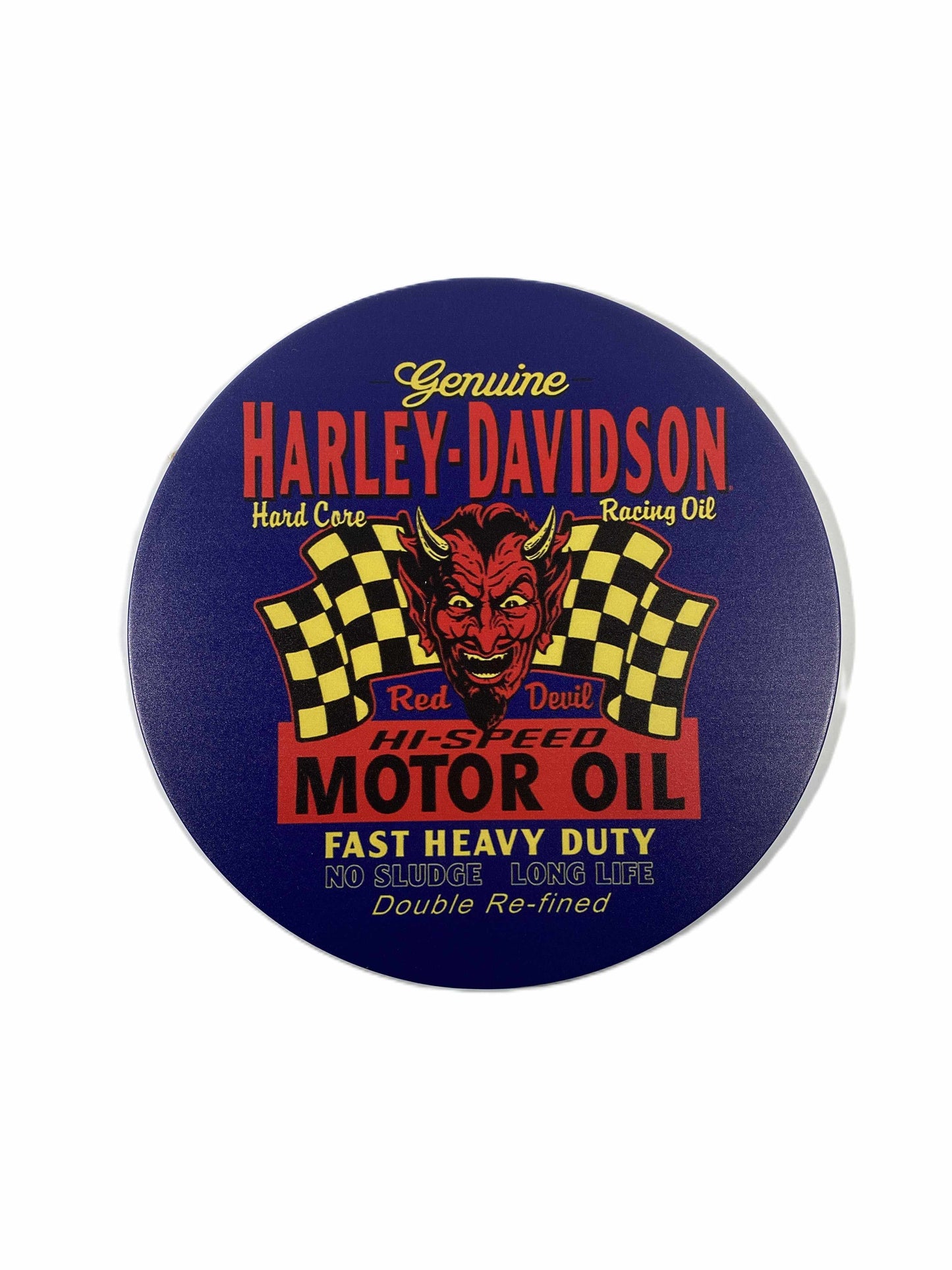 Rund skylt 30cm - Harley Motor oil
