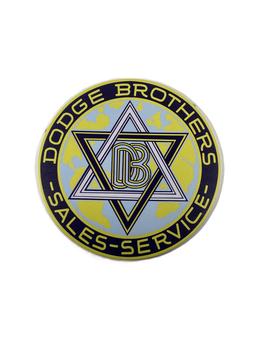Rund skylt 30cm - Dodge Brothers