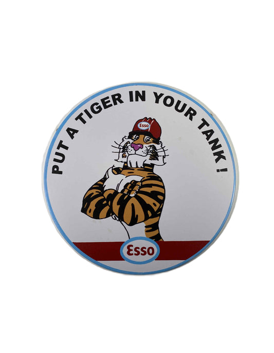 Rund skylt 30cm - Esso Tiger