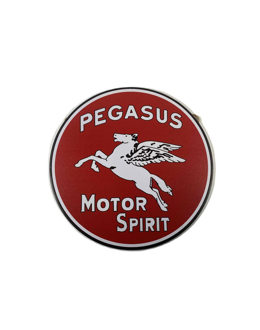 Rund skylt 30cm - Pegasus motor spirit