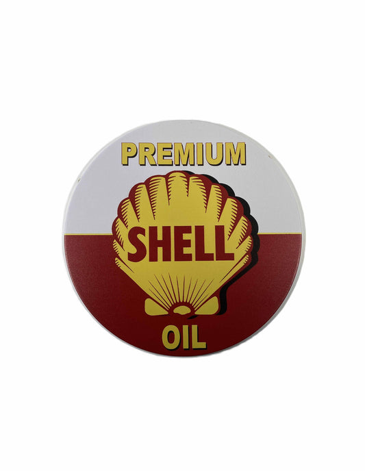 Rund skylt 30cm - Premium shell oil