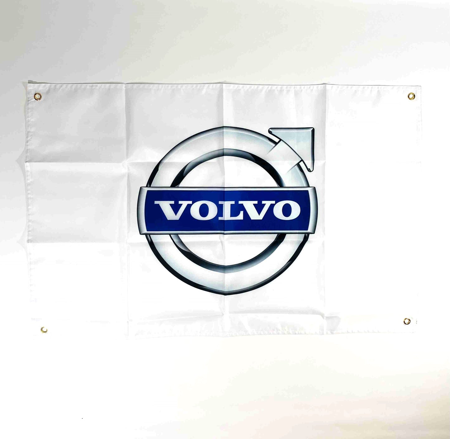 Flagga Volvo Emblem silver