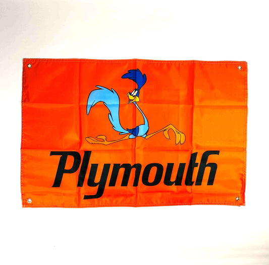 Flagga Plymouth Röd