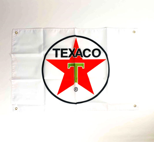 Flagga Texaco Vit/röd