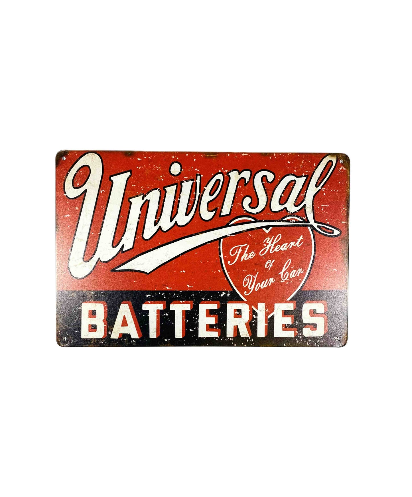 Universal Batteries, Plåtskylt 20*30