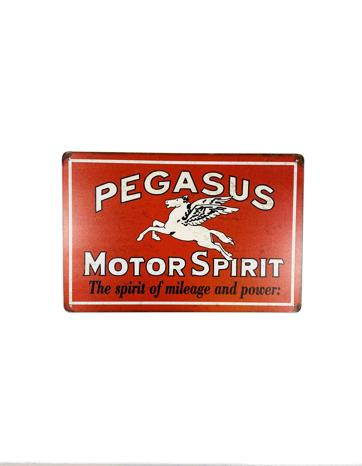 Pegasus Motor spirit, 20*30 Plåtskylt